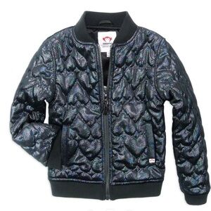 Appaman Black Heart Glitter Jacket, NWT, 4T